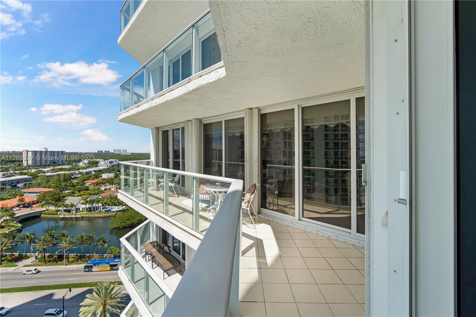 Photo of 16445 Collins Ave #1528, Sunny Isles Beach, Florida, 33160 - View from the balcony