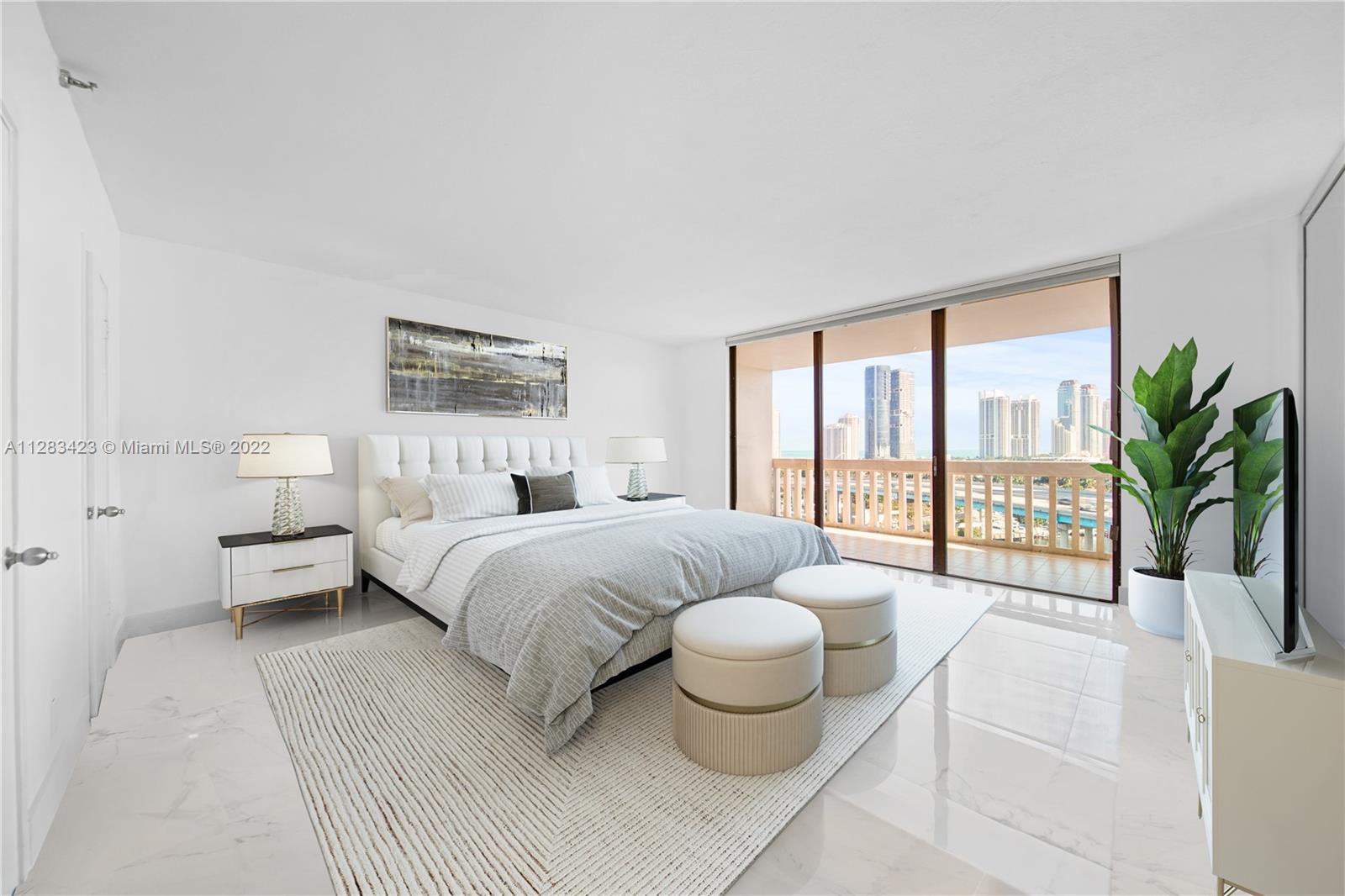 Photo of 19355 Turnberry Way #10H, Aventura, Florida, 33180 - Virtual Furnishing