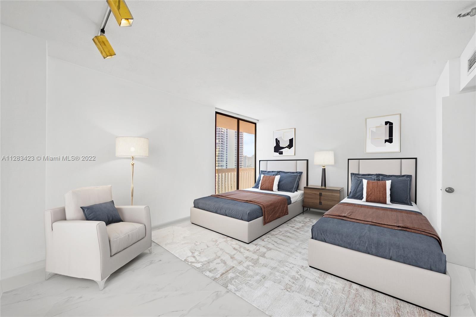 Photo of 19355 Turnberry Way #10H, Aventura, Florida, 33180 - Virtual Furnishing