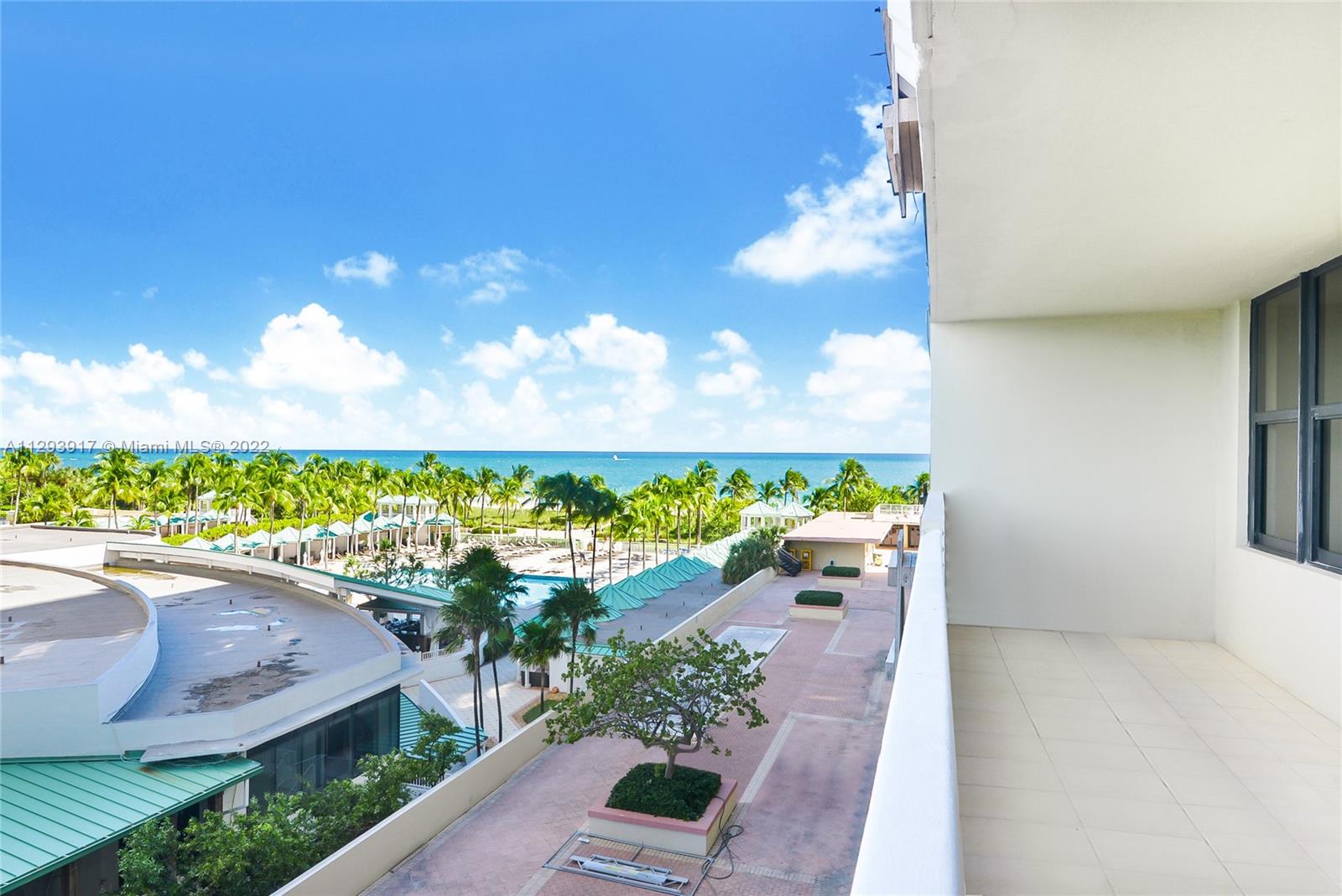 Photo of 9801 Collins Ave #6I, Bal Harbour, Florida, 33154 - Balcony 6i unit showing the Ocean views