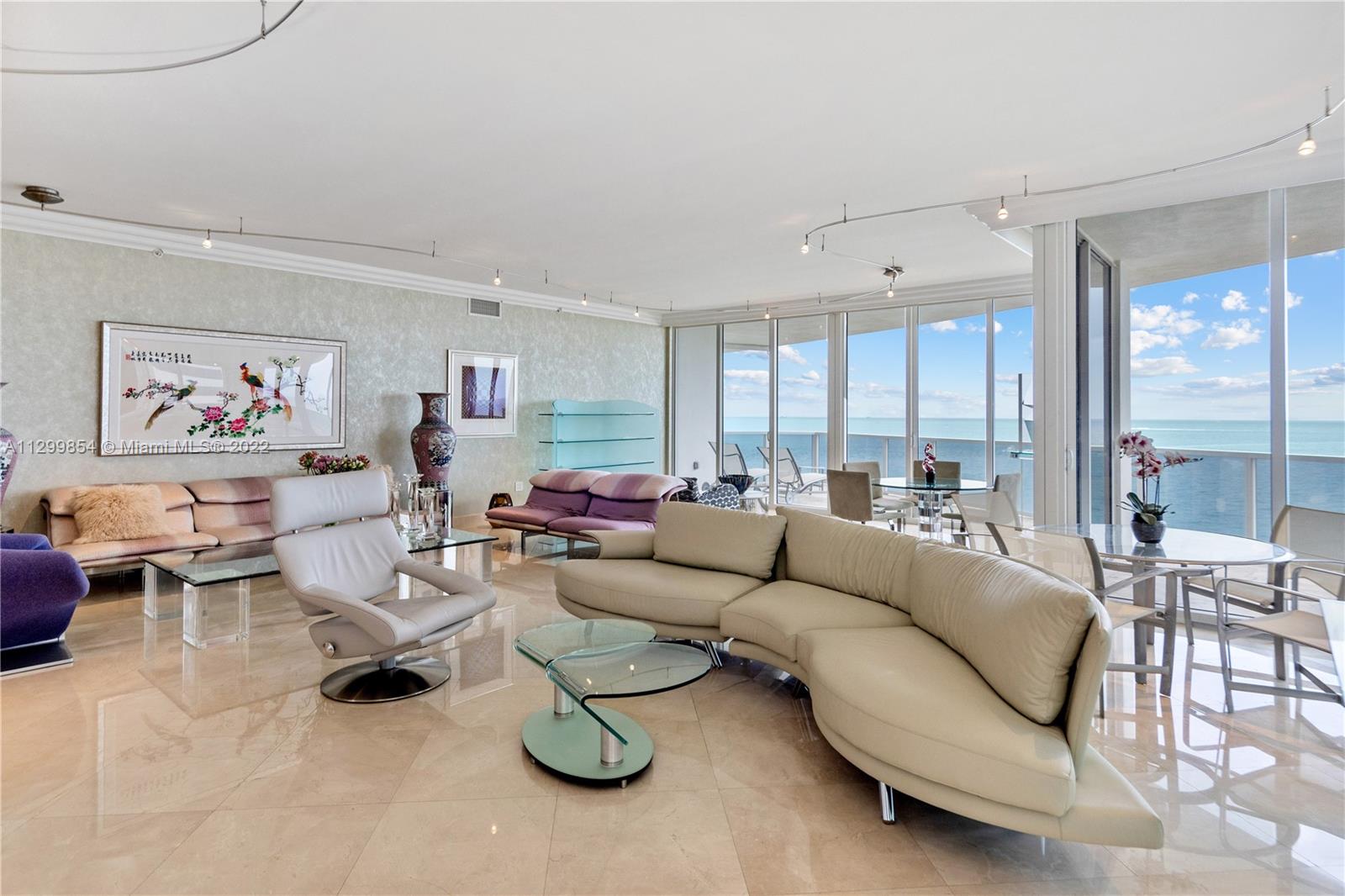 Photo of 10225 Collins Ave #902, Bal Harbour, Florida, 33154 - Living Room