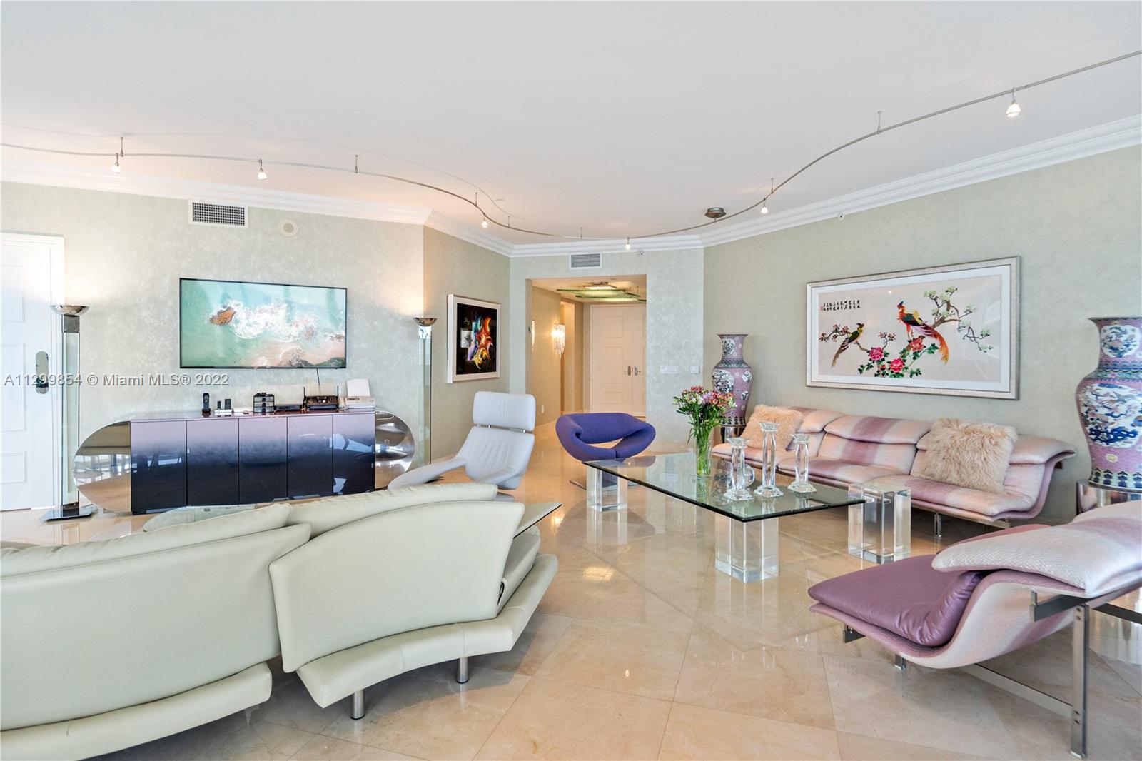 Photo of 10225 Collins Ave #902, Bal Harbour, Florida, 33154 - Living Room Entrace