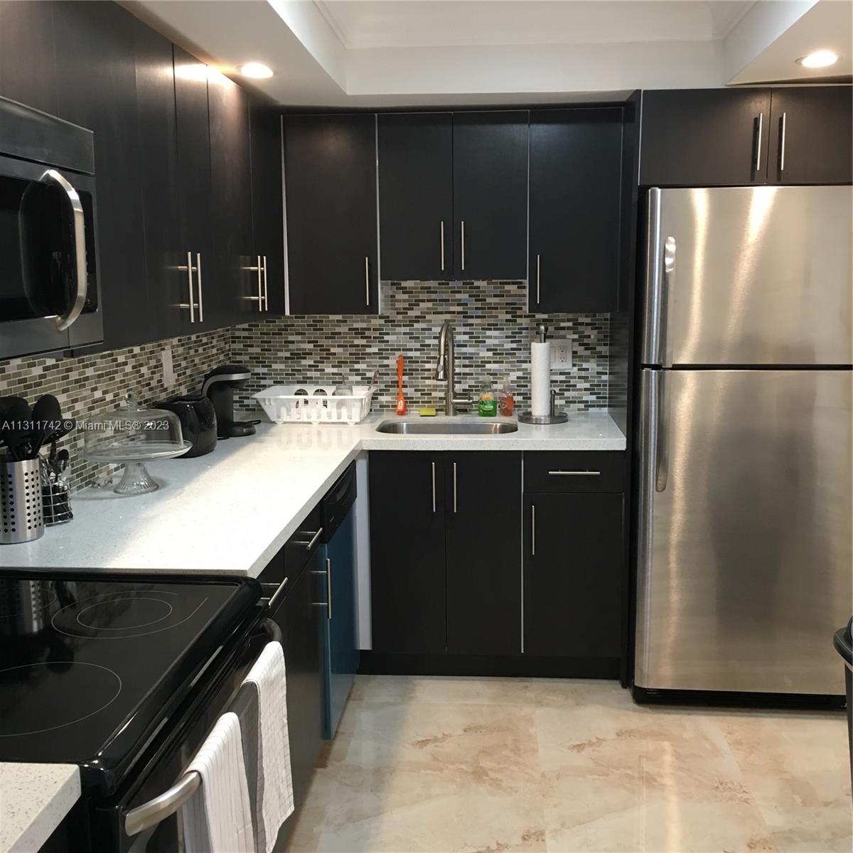 Photo of 3161 Ocean Dr #603, Hallandale Beach, Florida, 33009 - RENOVATED KITCHEN