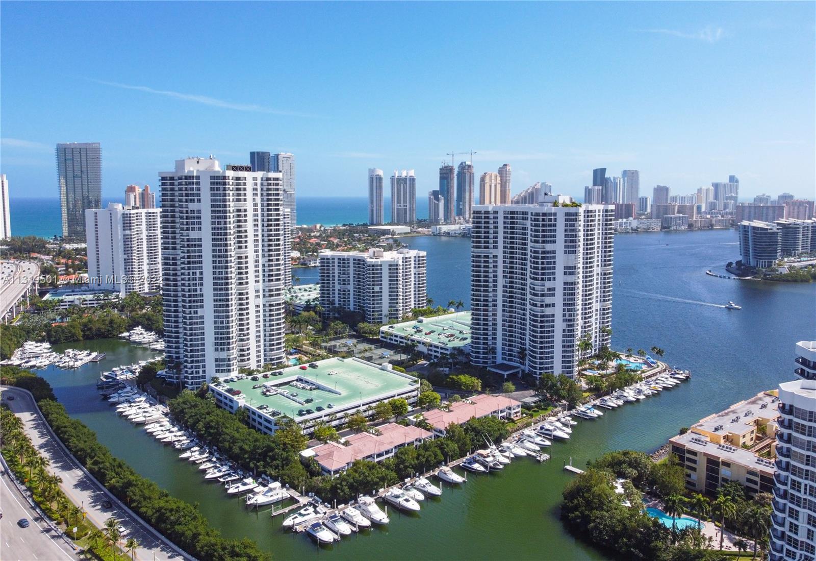 Photo of 3500 Mystic Pointe Dr #1205, Aventura, Florida, 33180 - Aereal view of Mystic Pointe