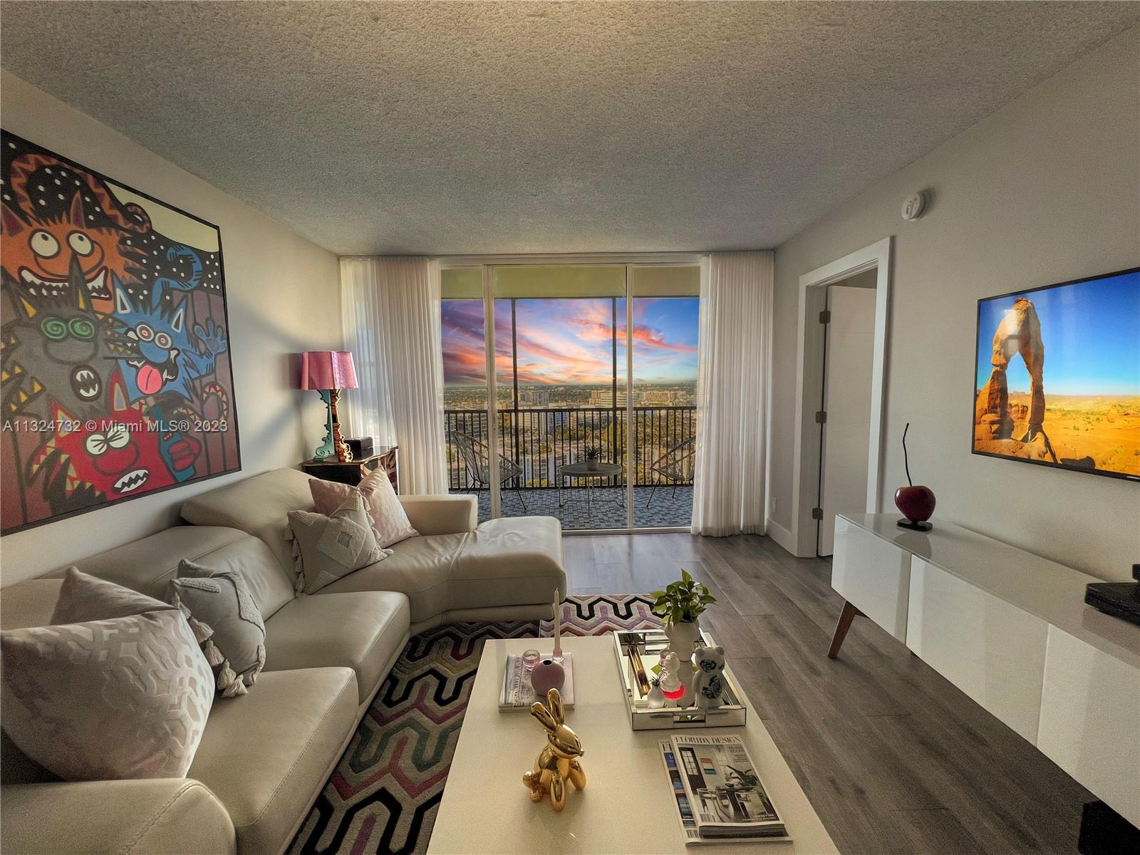 Photo of 20301 Country Club Dr #2522, Aventura, Florida, 33180 - Enjoy some of the best views right from your living room offered on this higher unit, on the 25th floor.
