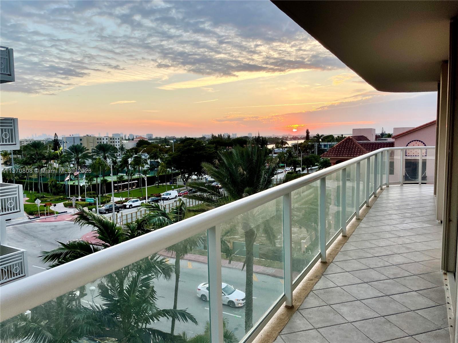 West view from Balcony