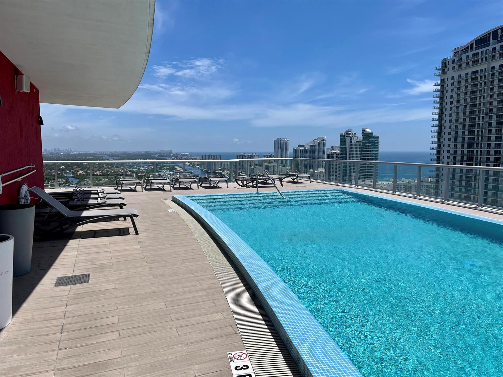 Photo of 2602 Hallandale Beach  #R308, Hallandale Beach, Florida, 33009 - 34. Rooftop pool 01
