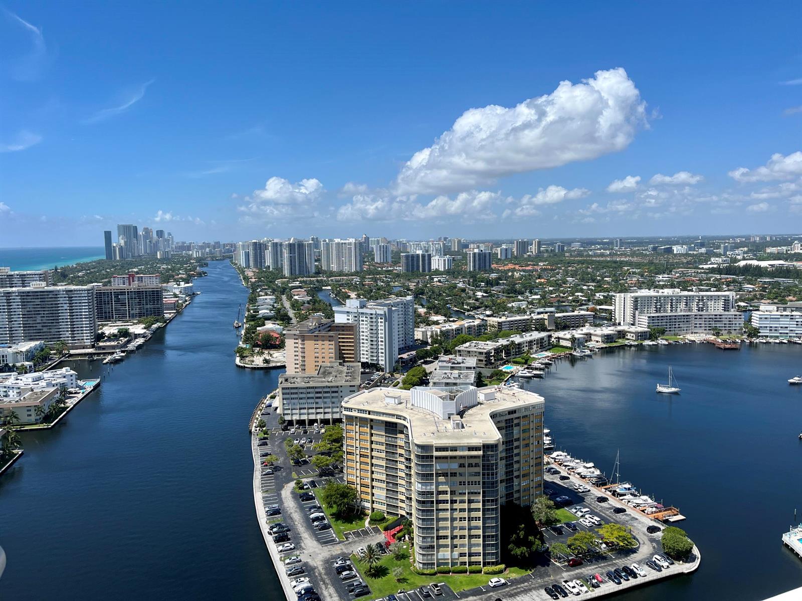 Photo of 2602 Hallandale Beach  #R308, Hallandale Beach, Florida, 33009 - 37. Views from the rooftop pool 01