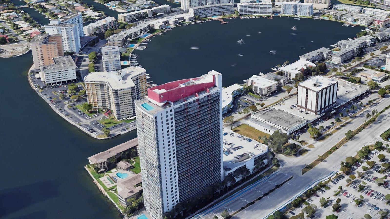 Photo of 2602 Hallandale Beach  #R308, Hallandale Beach, Florida, 33009 - 70. Building. Google Earth 04