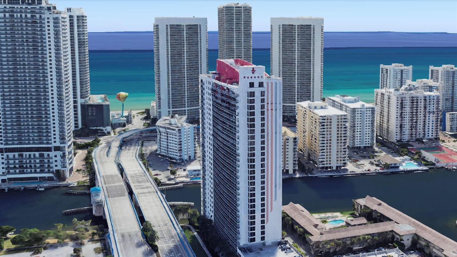 Photo of 2602 Hallandale Beach  #R308, Hallandale Beach, Florida, 33009 - 71. Building. Google Earth 05