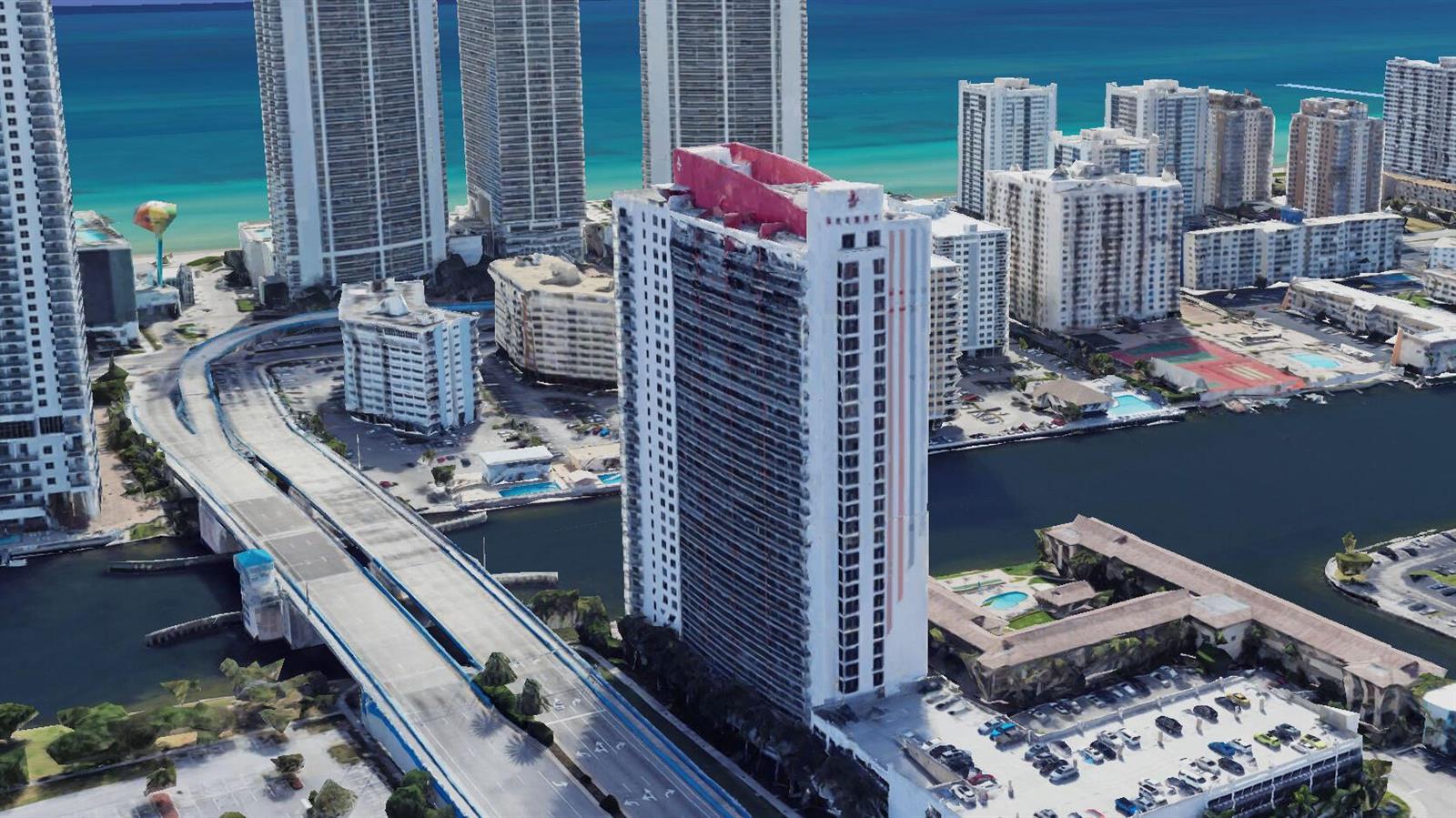Photo of 2602 Hallandale Beach  #R308, Hallandale Beach, Florida, 33009 - 72. Building. Google Earth 06