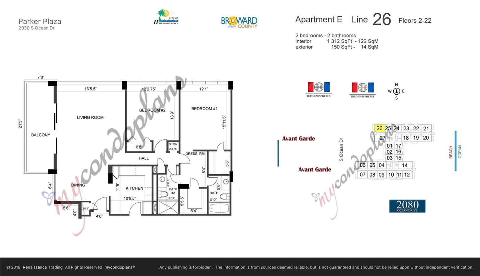 Photo of 2030 Ocean #1626, Hallandale Beach, Florida, 33009 - Photo 37