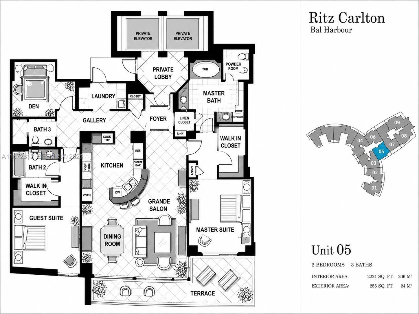 Photo of 10295 Collins Ave #1605, Bal Harbour, Florida, 33154 -