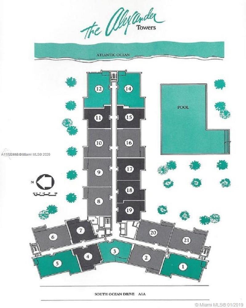 Photo of 3505 Ocean Dr  #1514, Hollywood, Florida, 33019 - Building Site Plan 1514