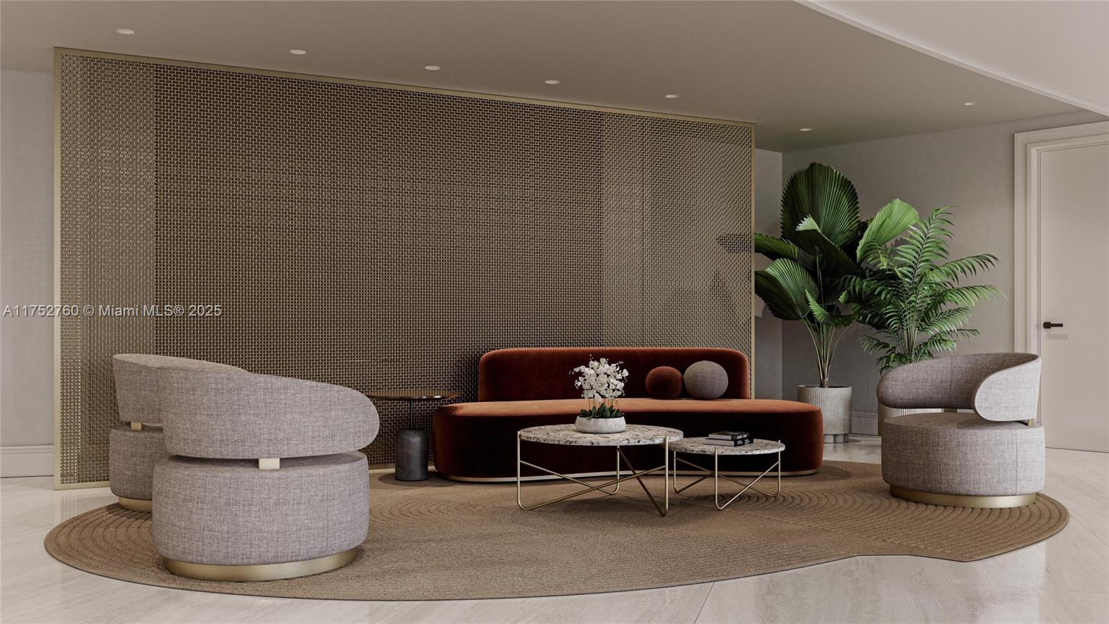 Photo of 18911 Collins Ave  #1901, Sunny Isles Beach, Florida, 33160 - Lobby Renovation Rendering