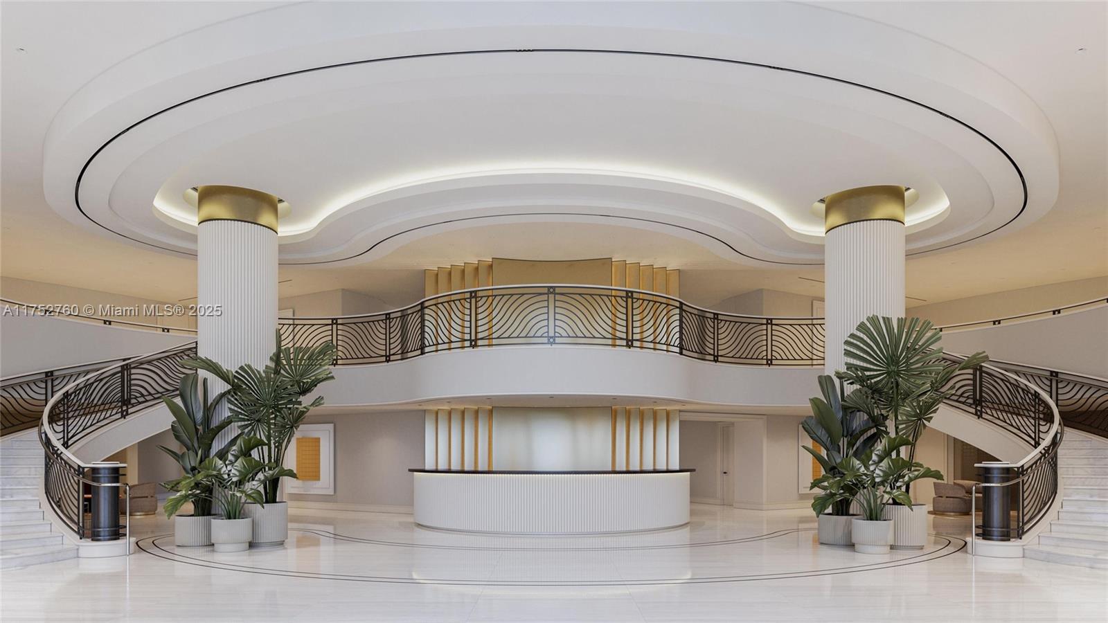 Photo of 18911 Collins Ave  #1901, Sunny Isles Beach, Florida, 33160 - Lobby Renovation Rendering