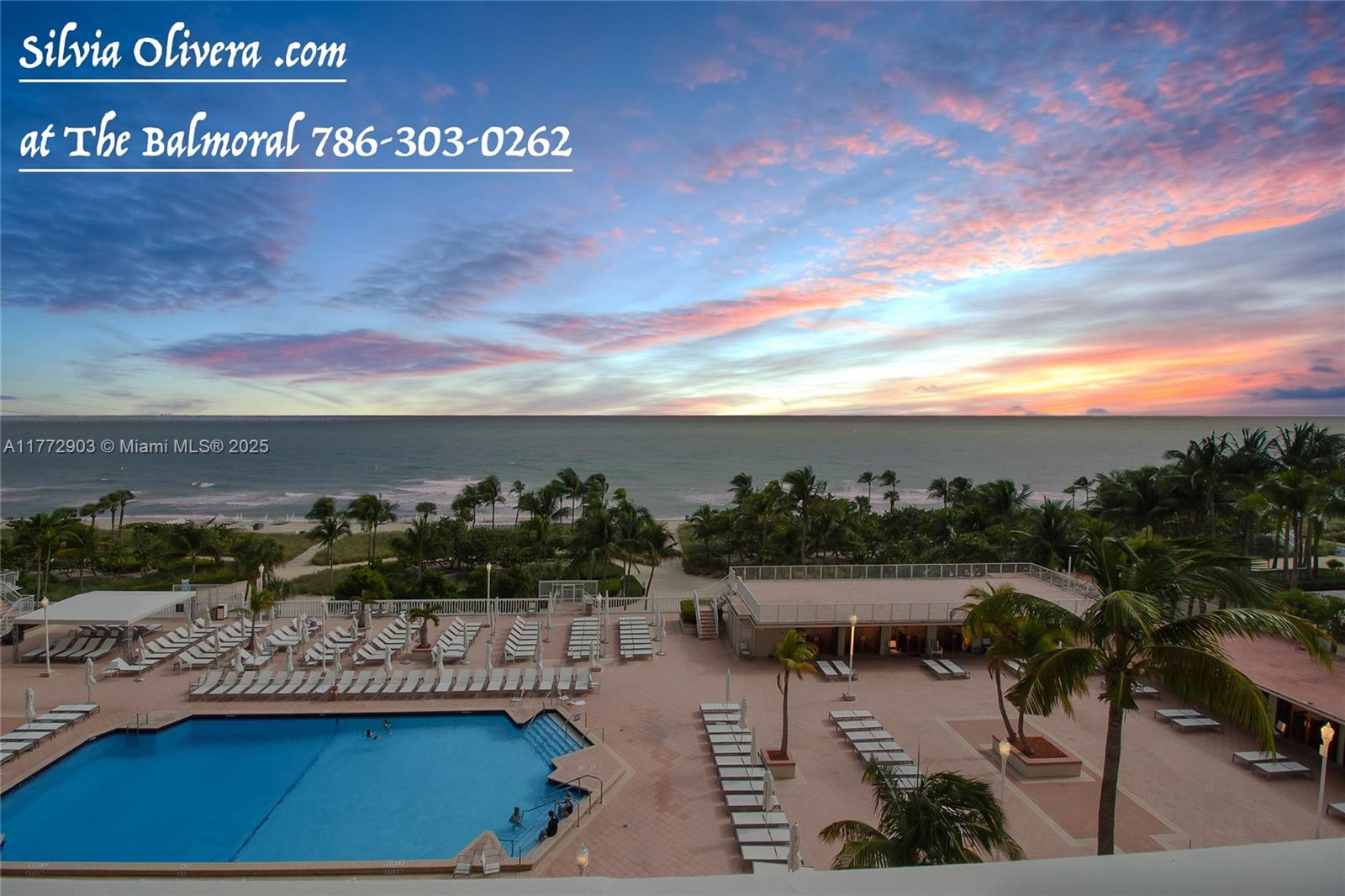 Photo of 9801 Collins Ave  #11M, Bal Harbour, Florida, 33154 - This pool is renovating