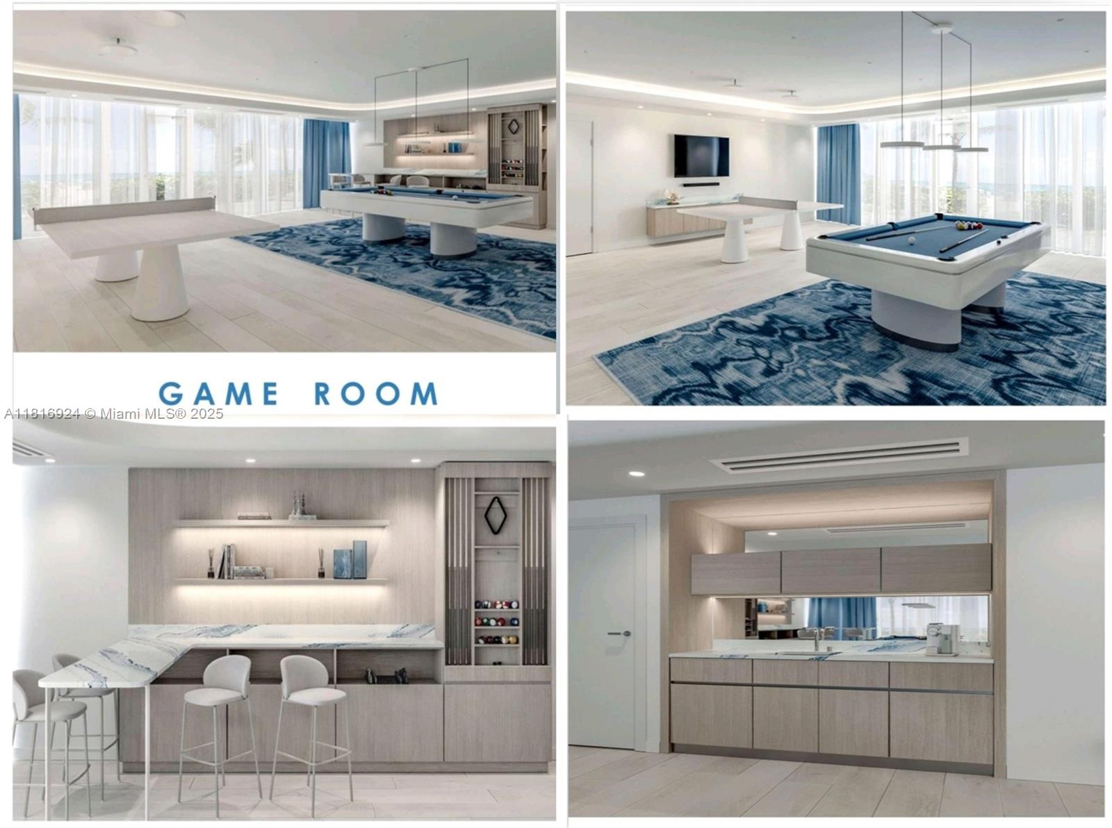 Photo of 16445 Collins Ave (Direct Ocean View /Corner Unit)  #1426, Sunny Isles Beach, Florida, 33160 - Game room To be delivered in 2026