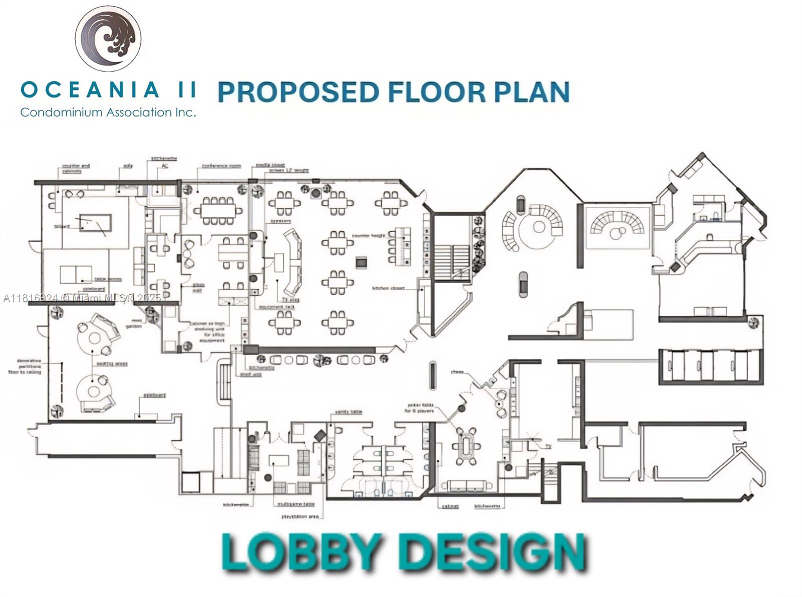 Photo of 16445 Collins Ave (Direct Ocean View /Corner Unit)  #1426, Sunny Isles Beach, Florida, 33160 - LOBBY FLOOR PLAN