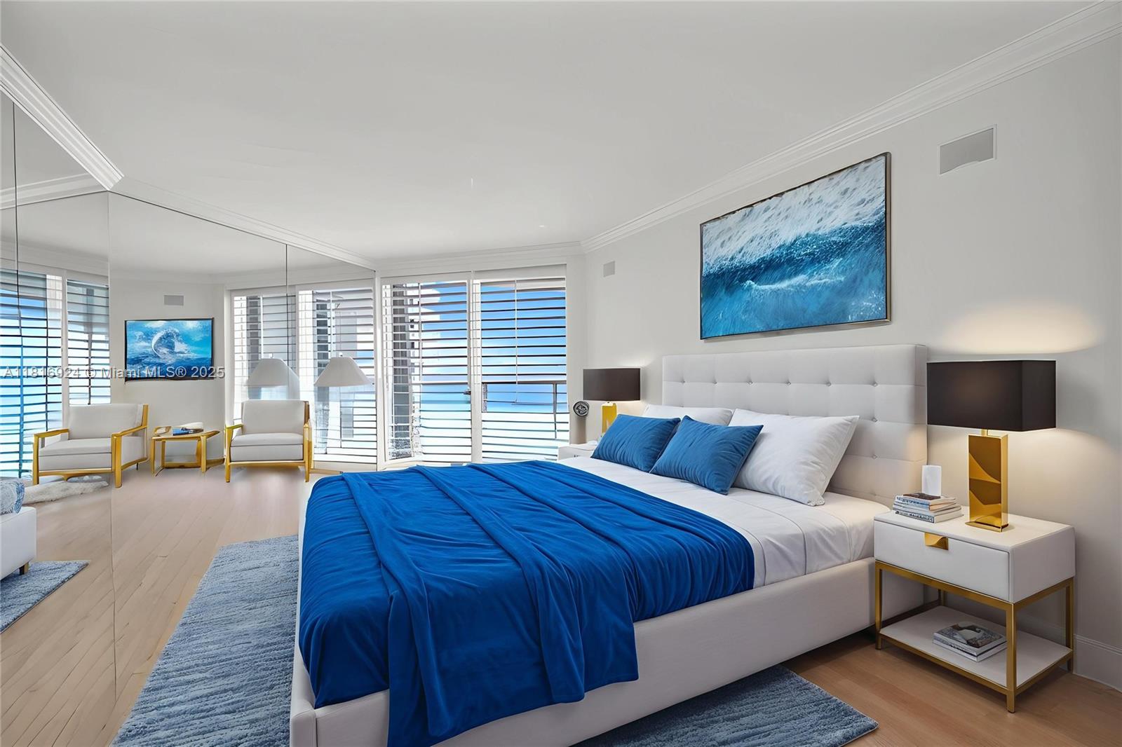 Photo of 16445 Collins Ave (Direct Ocean View /Corner Unit)  #1426, Sunny Isles Beach, Florida, 33160 - Master Bedroom