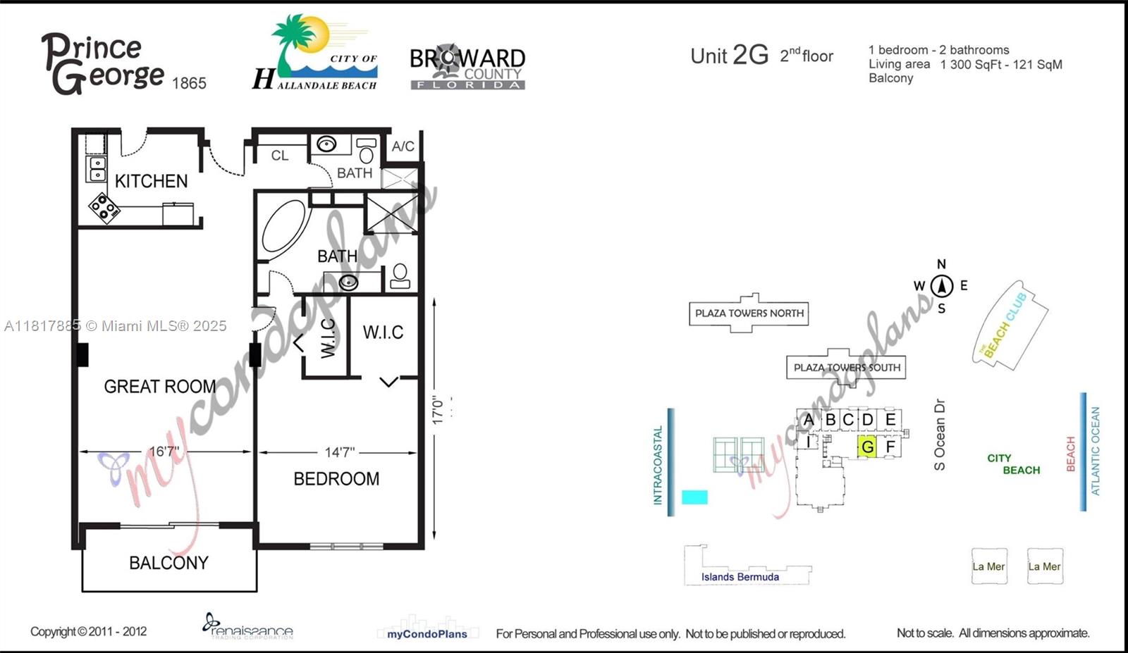 Photo of 1865 Ocean Dr  #2G, Hallandale Beach, Florida, 33009 - 