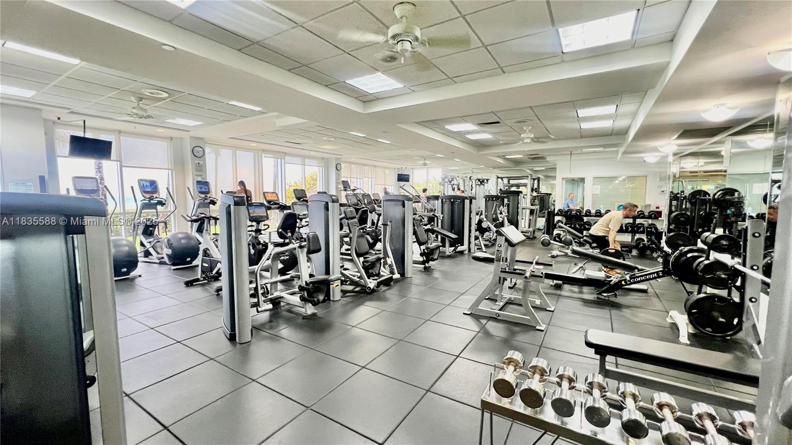 Photo of 16400 Collins Ave  #841, Sunny Isles Beach, Florida, 33160 - there is 2 gym, one at the club the other in the same building