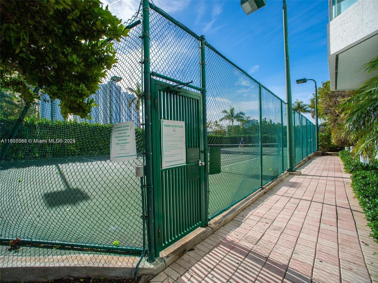Photo of 16400 Collins Ave  #841, Sunny Isles Beach, Florida, 33160 - Tennis court