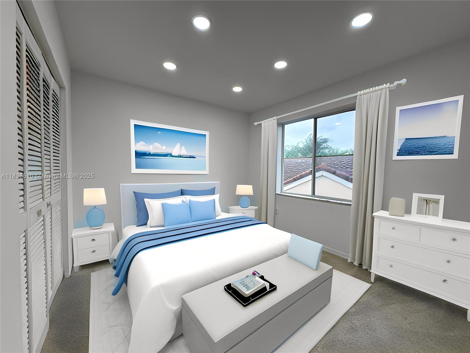 Photo of 1470 Sweetbay Way  (1470), Hollywood, Florida, 33019 - Bedroom 4 with virtual staging