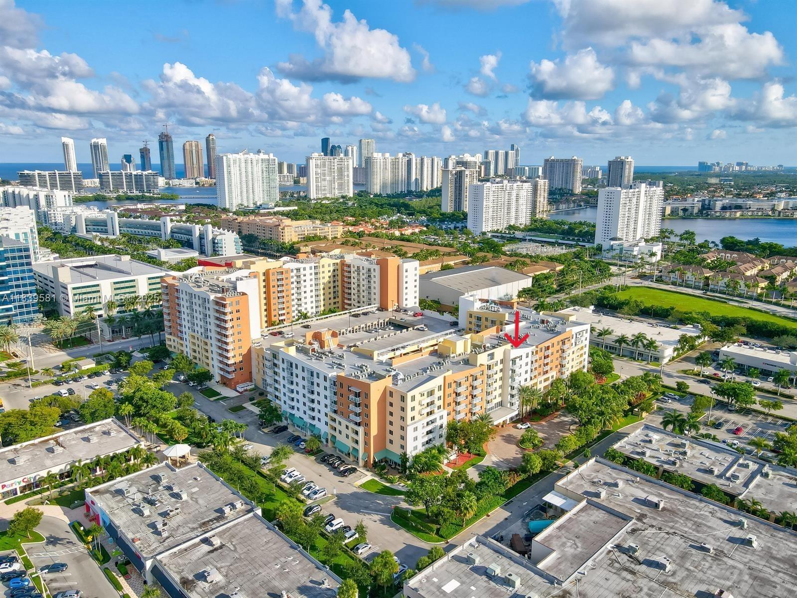 Photo of 2775 187th St #PH10, Aventura, Florida, 33180 - Arrow pointing to Penthouse 10