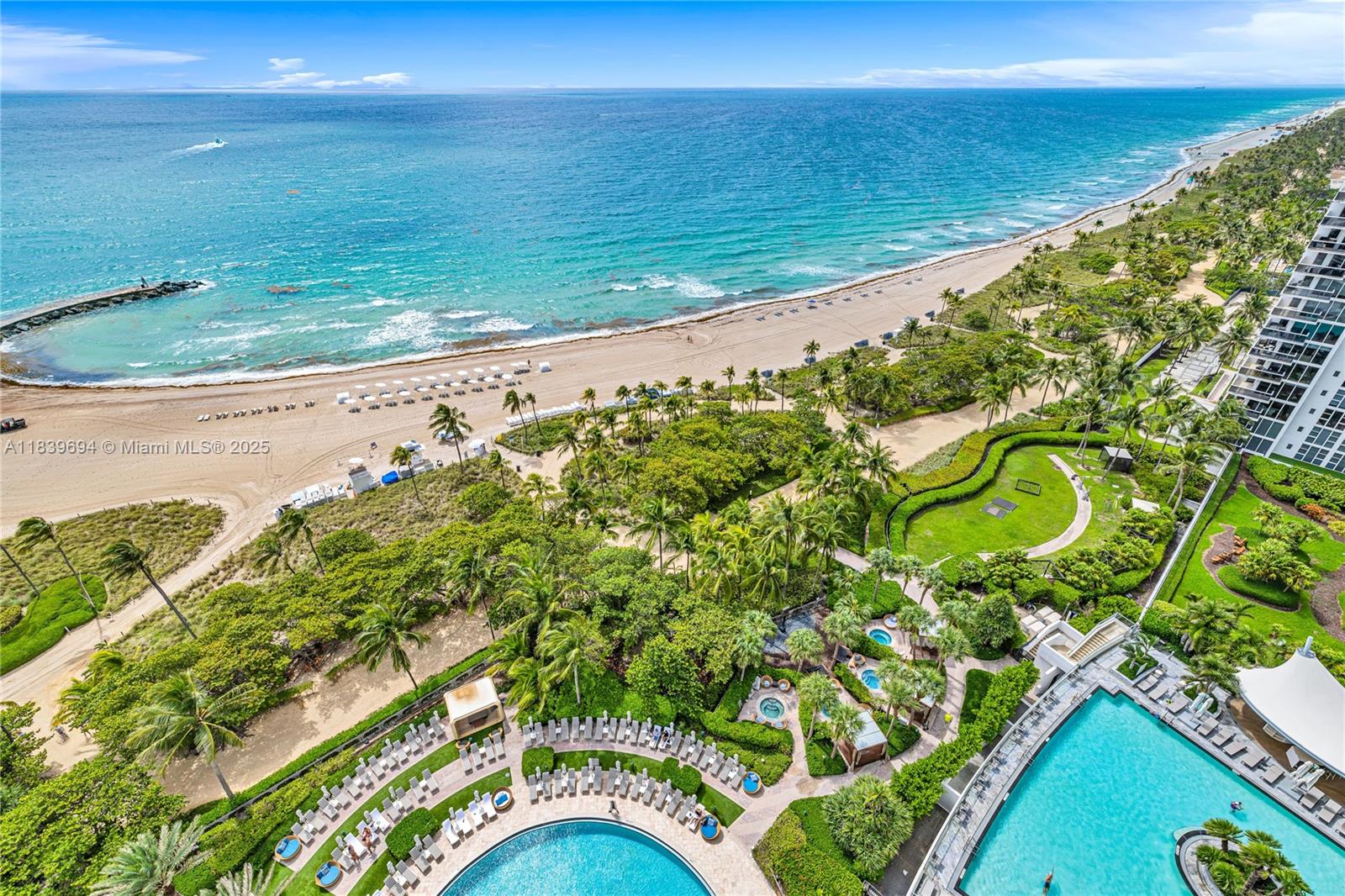 Photo of 10295 Collins Ave  #1508, Bal Harbour, Florida, 33154 - pool area for One Bal Harbour