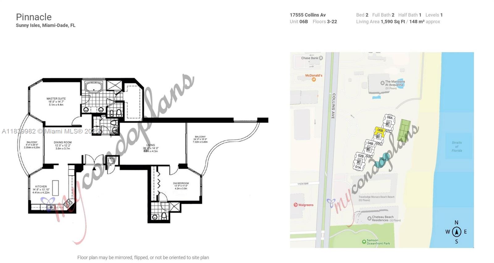 Photo of 17555 Collins Ave  #2006, Sunny Isles Beach, Florida, 33160 - 