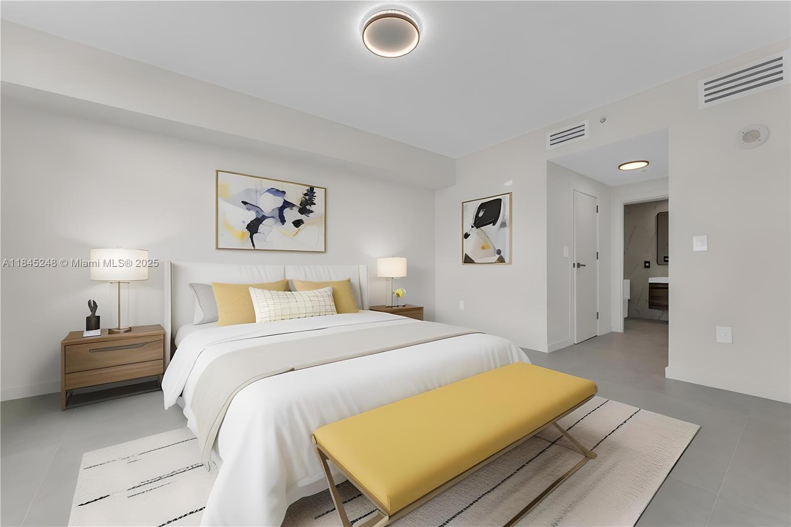 Photo of 140 Dixie Hwy  #735, Hollywood, Florida, 33020 - staged master bedroom