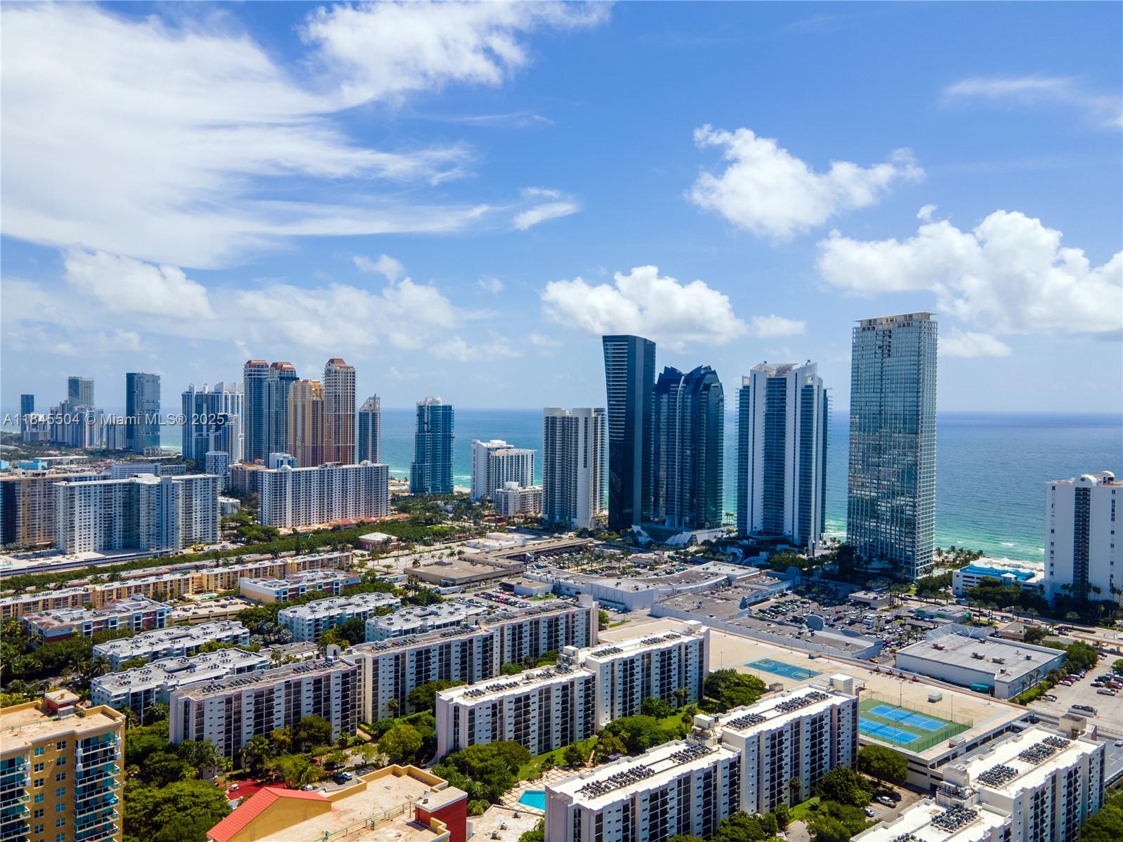 Photo of 16909 Bay Rd  #206, Sunny Isles Beach, Florida, 33160 - Ocean-Facing Aerial Views