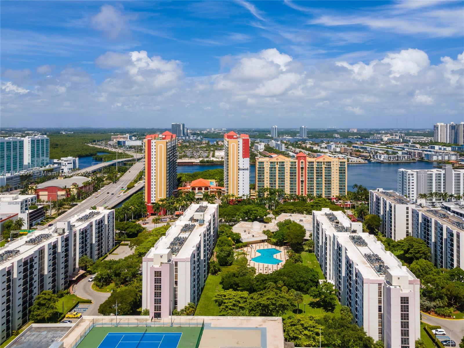 Photo of 16909 Bay Rd  #206, Sunny Isles Beach, Florida, 33160 - Intracoastal (West)-Facing Aerial Views