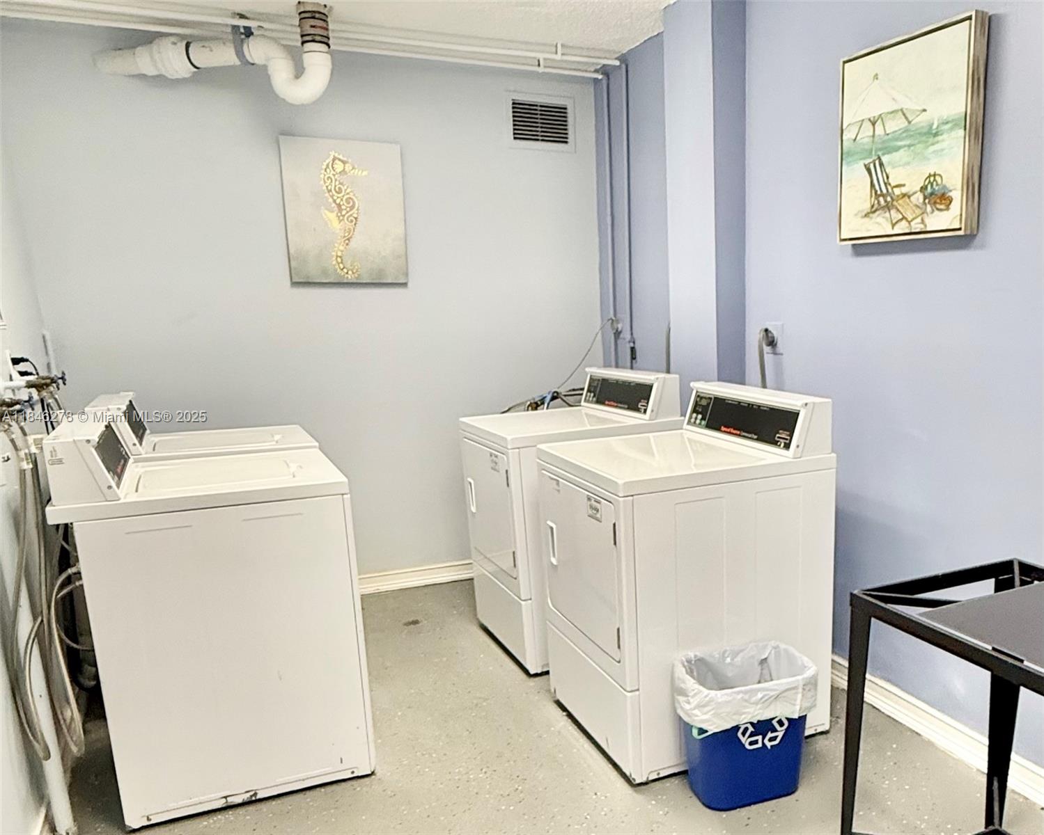 Photo of 1600 Ocean Dr  #7B, Hollywood, Florida, 33019 - common laundry on every floor