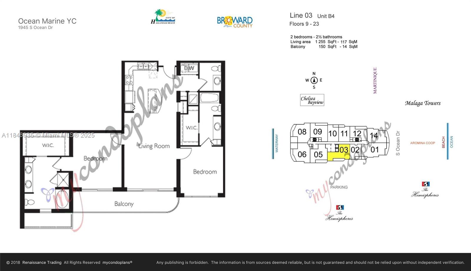 Photo of 1945 Ocean Dr  #1103, Hallandale Beach, Florida, 33009 - 