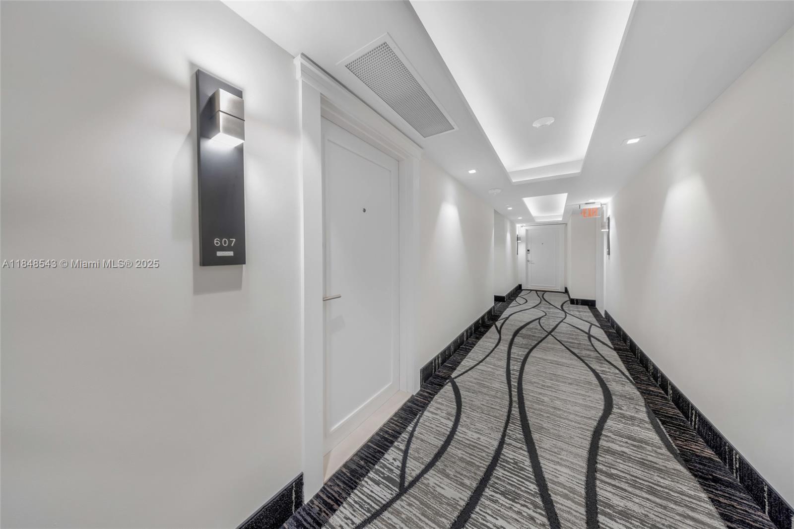 Photo of 3180 Ocean Dr  #607, Hallandale Beach, Florida, 33009 - Hallway to unit