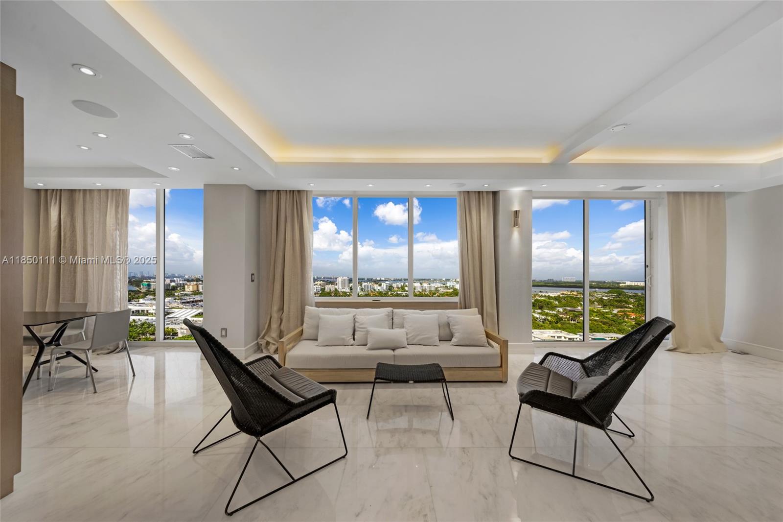 Photo of 9801 Collins Ave #PH11 Great Renovation, Bal Harbour, Florida, 33154 - New Glass balcony just finished.