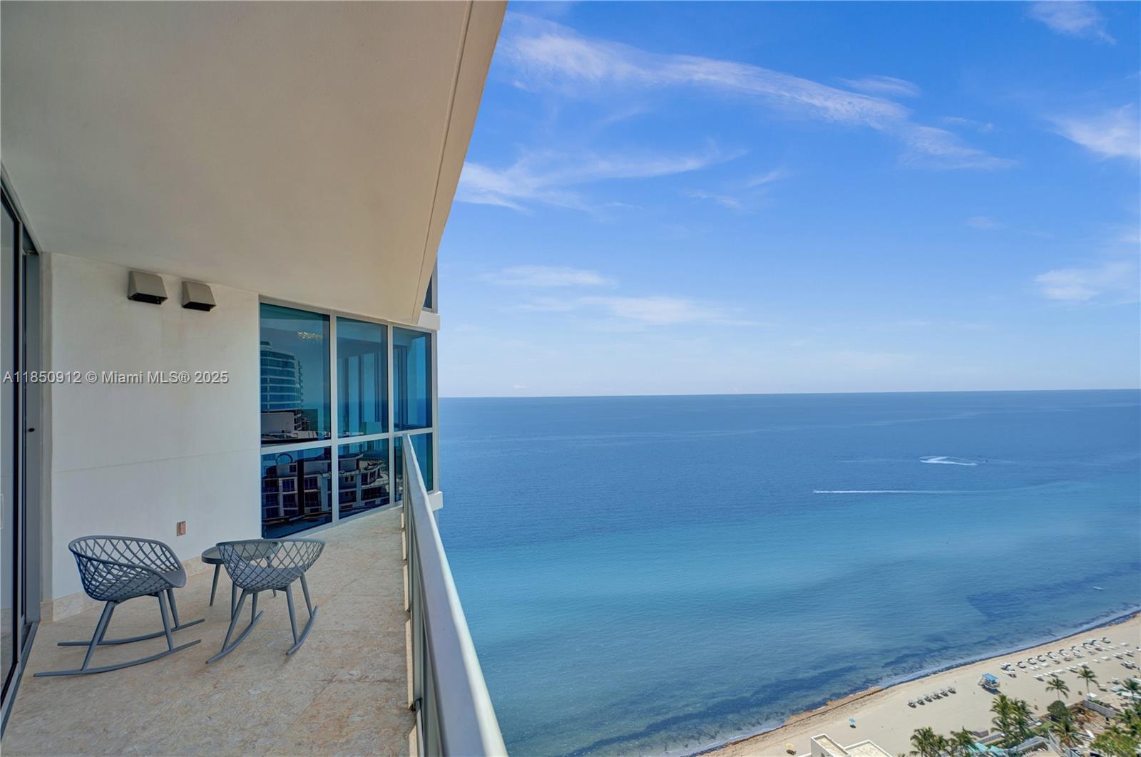 Photo of 3101 Ocean Dr  #3506, Hollywood, Florida, 33019 - Balcony for Primary Bedroom & Second bedroom