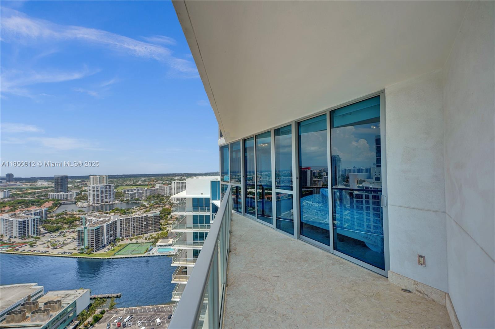 Photo of 3101 Ocean Dr  #3506, Hollywood, Florida, 33019 - alcony outside primary bedroom & second bedroom