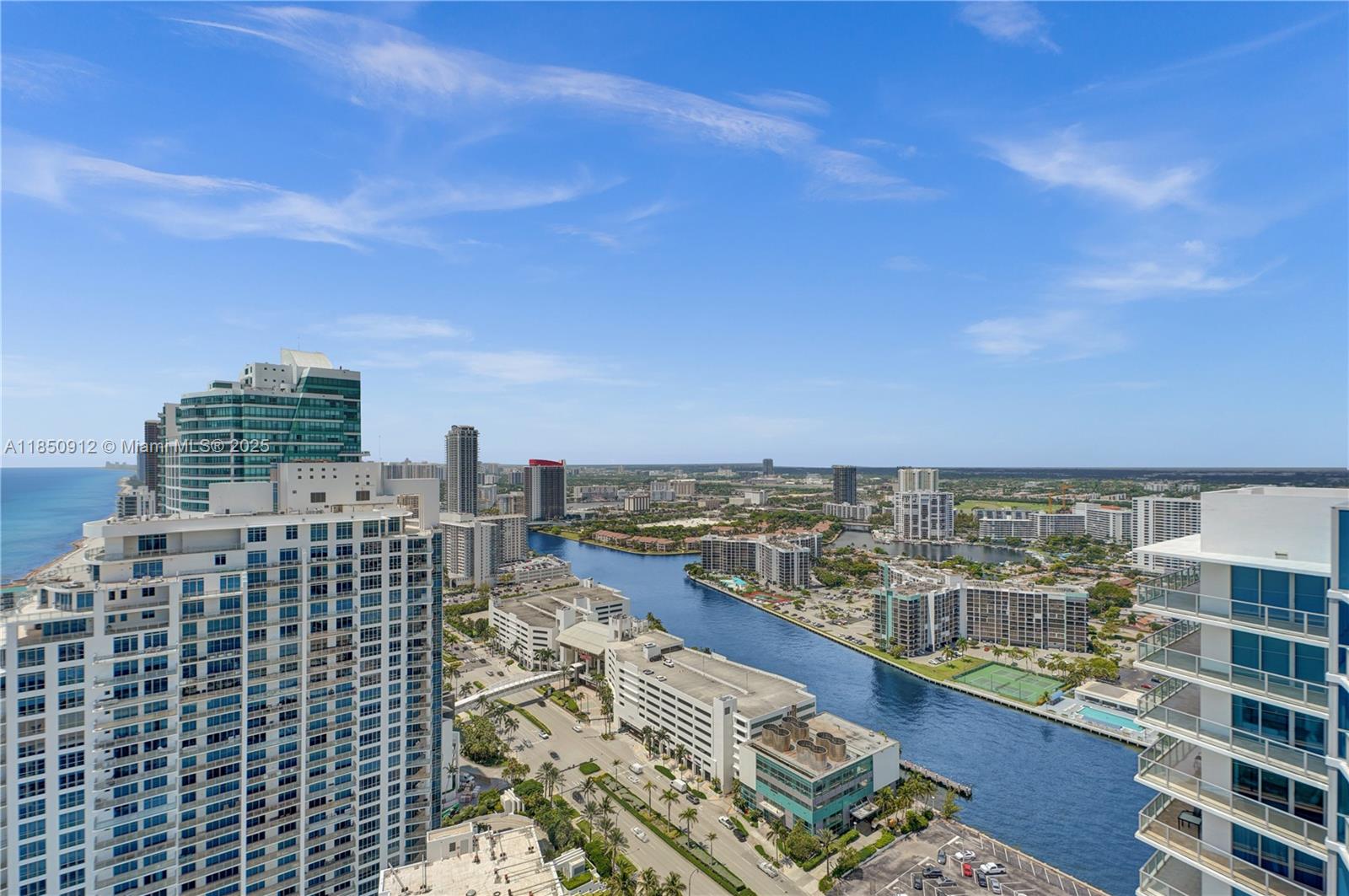 Photo of 3101 Ocean Dr  #3506, Hollywood, Florida, 33019 - Views from balcony for living room and third bedroom