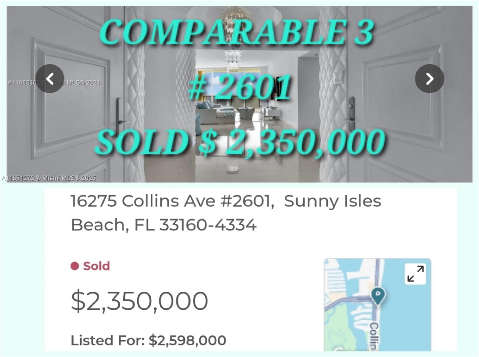Photo of 16275 Collins Ave  #801, Sunny Isles Beach, Florida, 33160 - 