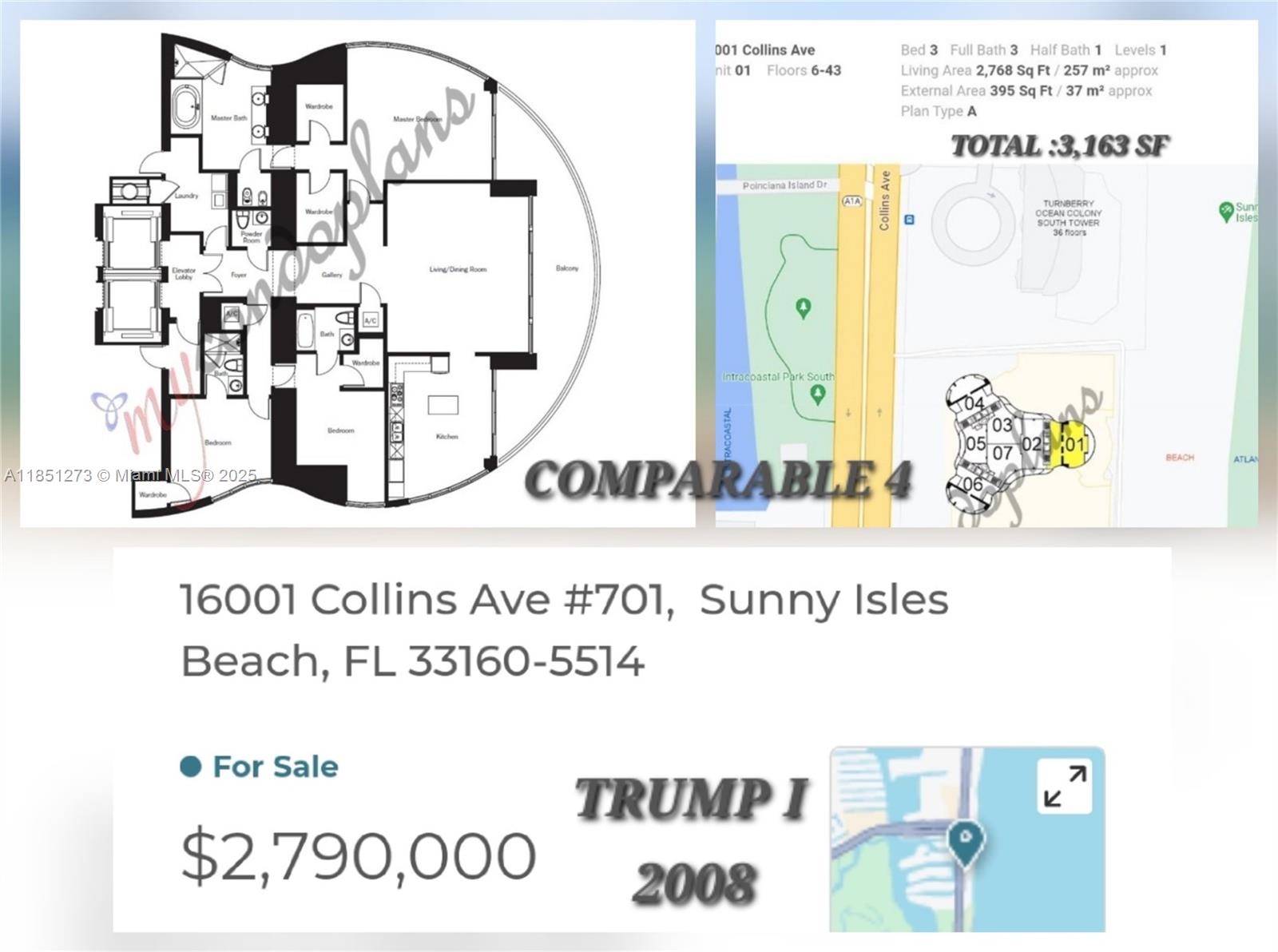 Photo of 16275 Collins Ave  #801, Sunny Isles Beach, Florida, 33160 - 