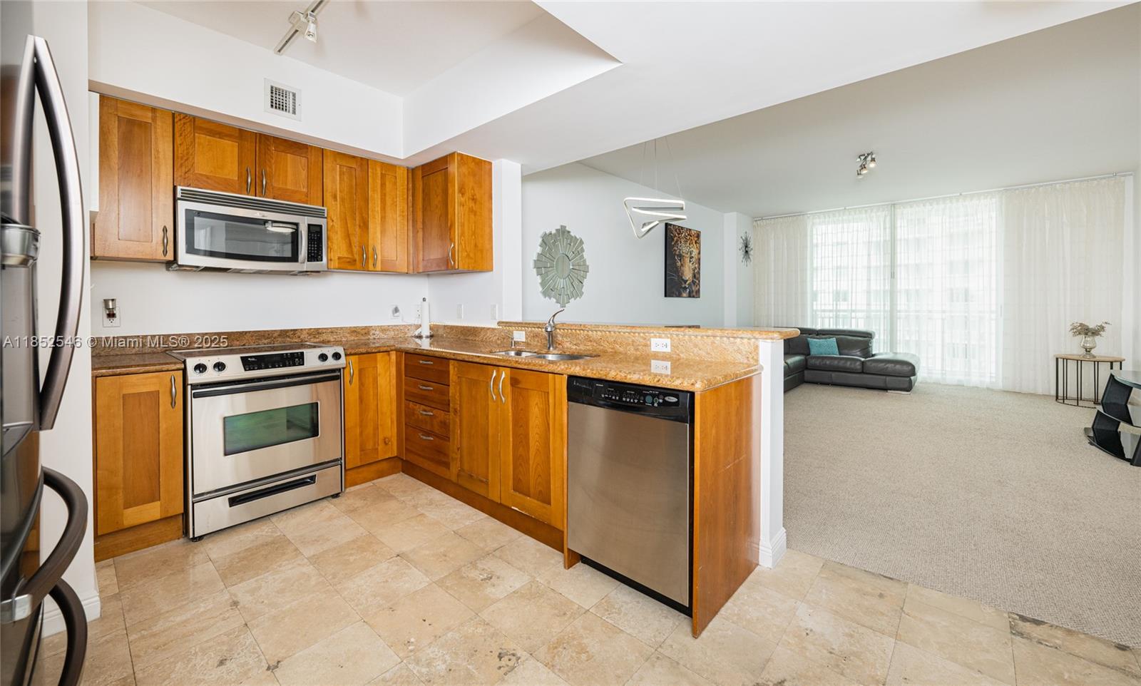 Photo of 1745 Hallandale Beach Blvd  #1804W, Hallandale Beach, Florida, 33009 - Open Kitchen