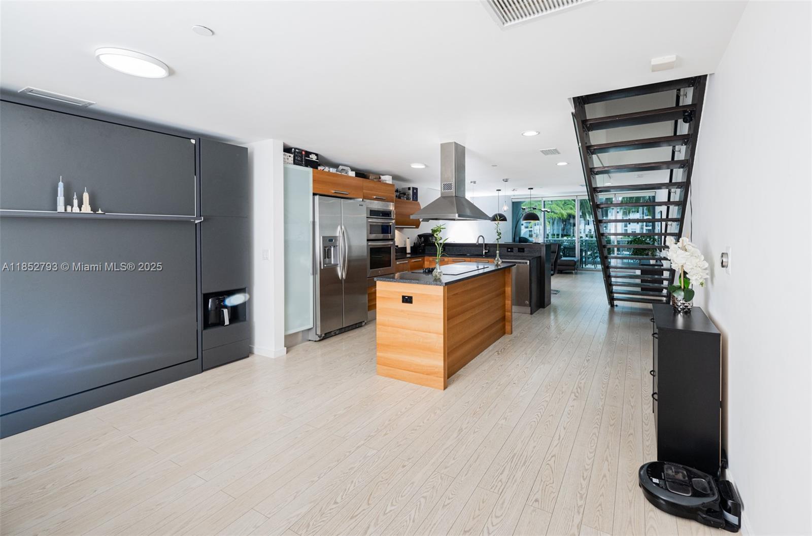 Photo of 2950 188th St #139, Aventura, Florida, 33180 - Kitchen/Living Room/w Built-in custom made Murphy Queen Size Bed