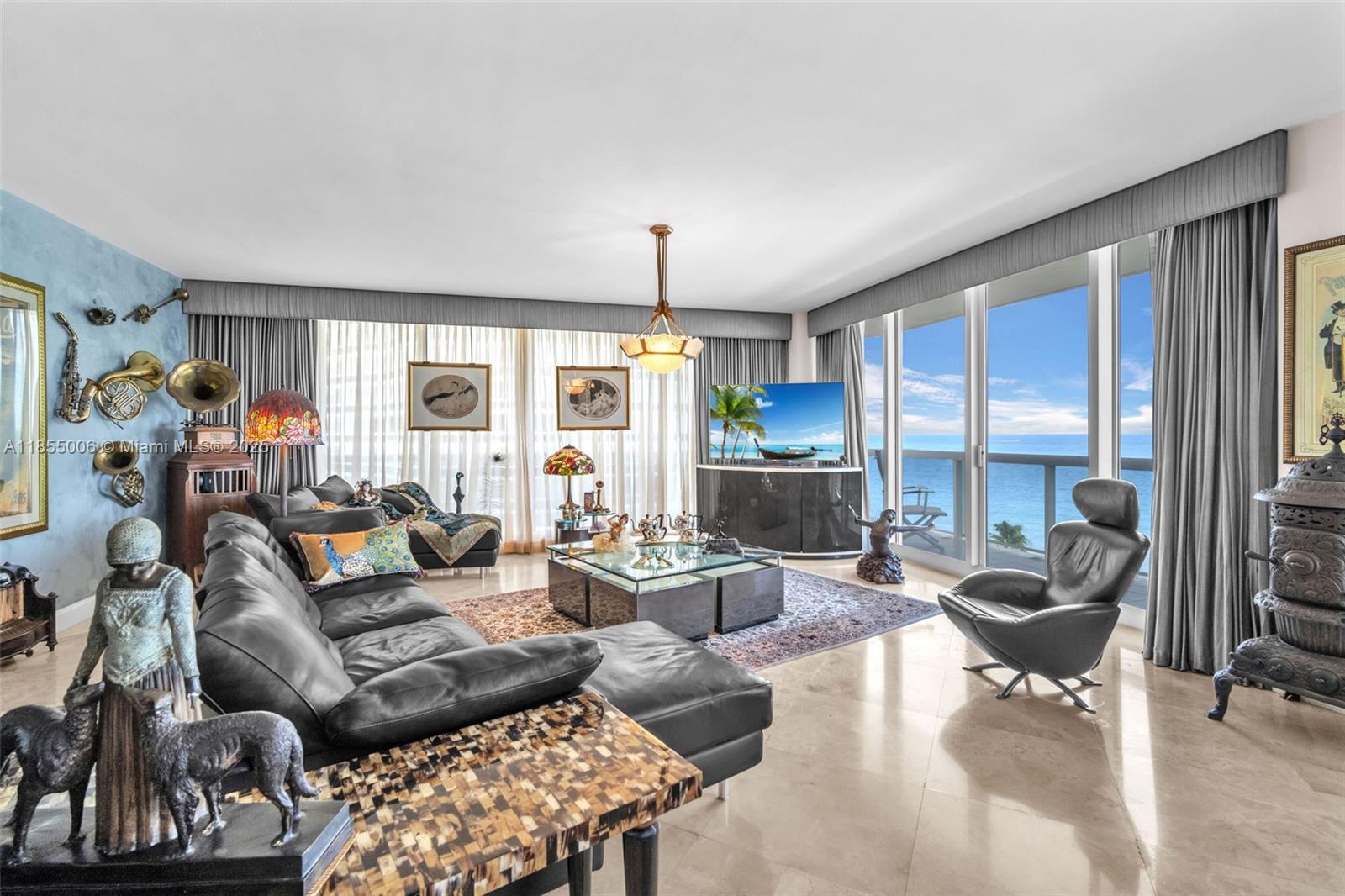 Photo of 9595 Collins Ave  #N9-A, Surfside, Florida, 33154 - Living Room