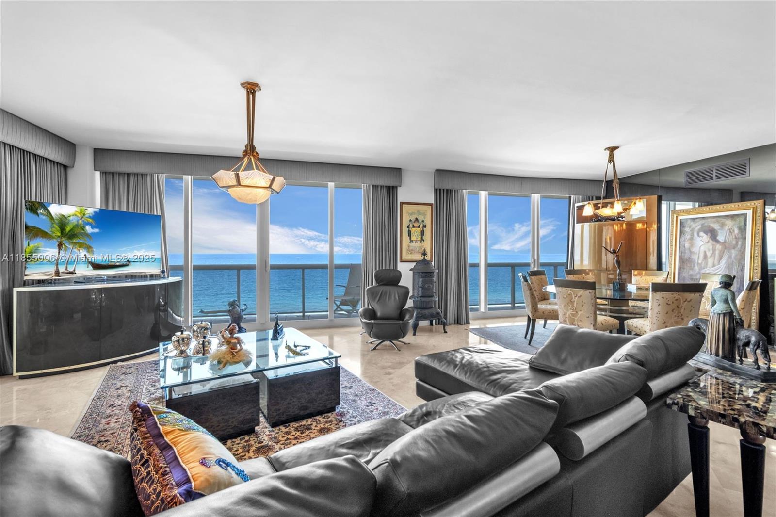 Photo of 9595 Collins Ave  #N9-A, Surfside, Florida, 33154 - Living Room