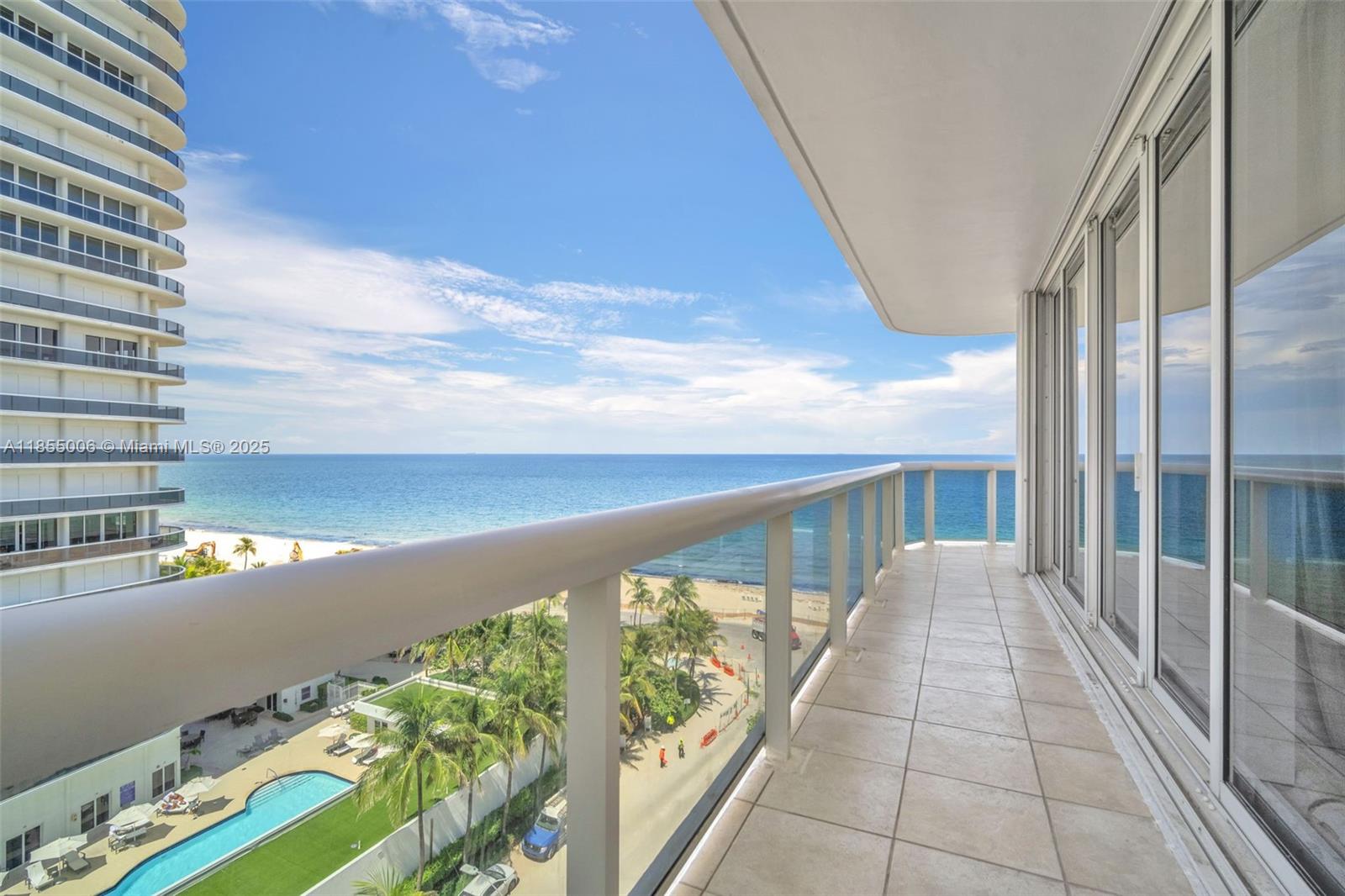 Photo of 9595 Collins Ave #N9-A, Surfside, Florida, 33154 - View from balcony
