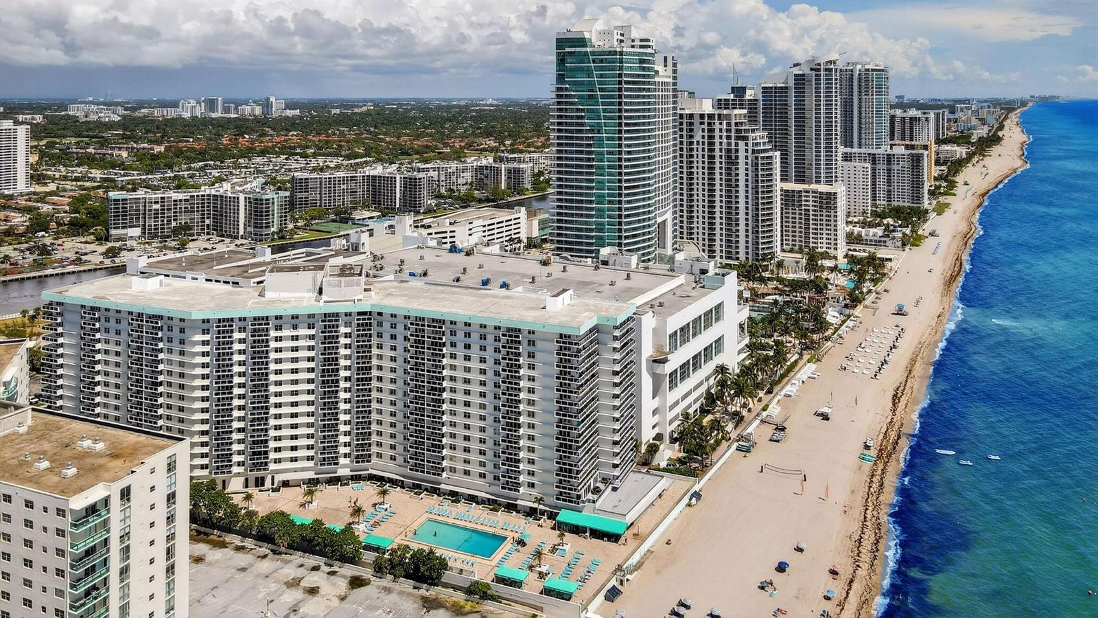 Photo of 3725 Ocean  #405, Hollywood, Florida, 33019 - Views North to Fort Lauderdale