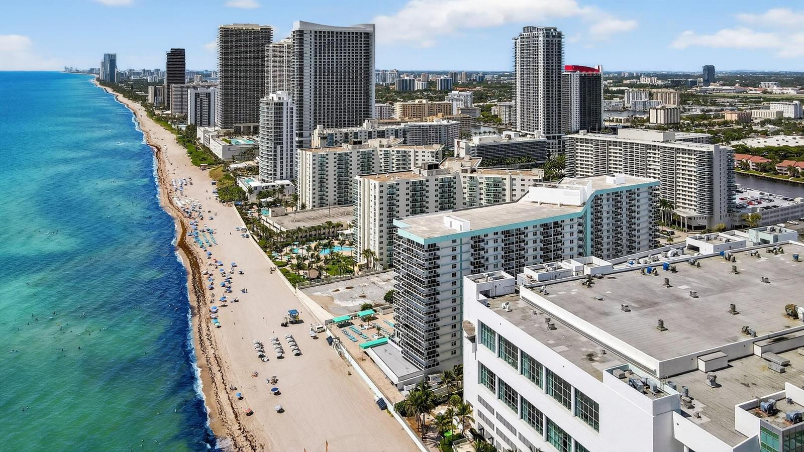 Photo of 3725 Ocean  #405, Hollywood, Florida, 33019 - Views South to Miami